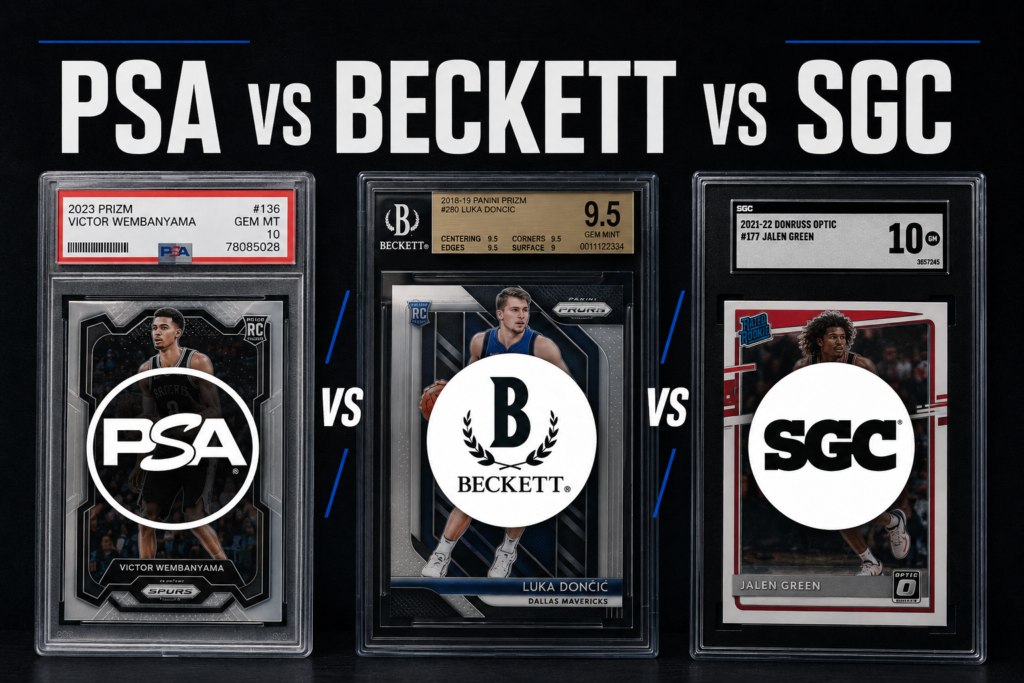 PSA vs Beckett vs SGC: Which Grading Company Should You Choose? psa vs beckett vs sgc